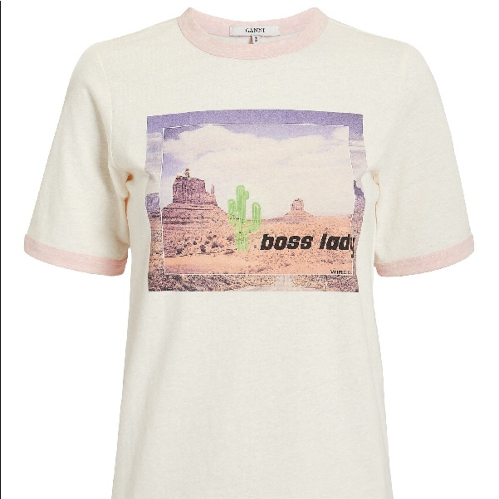 Ganni Boss Lady T-shirt